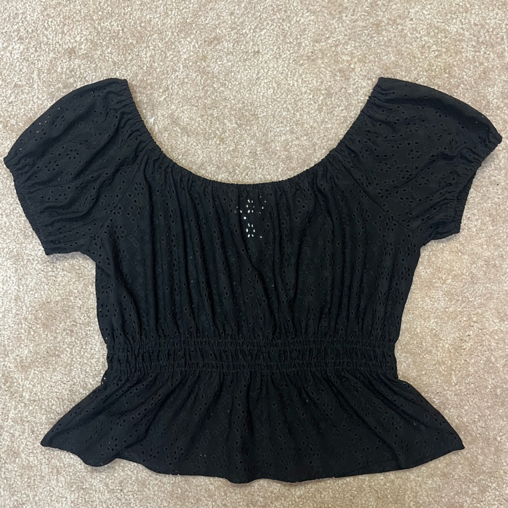 Black Summer Blouse
